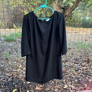 Leith Black Midi Tunic Dress